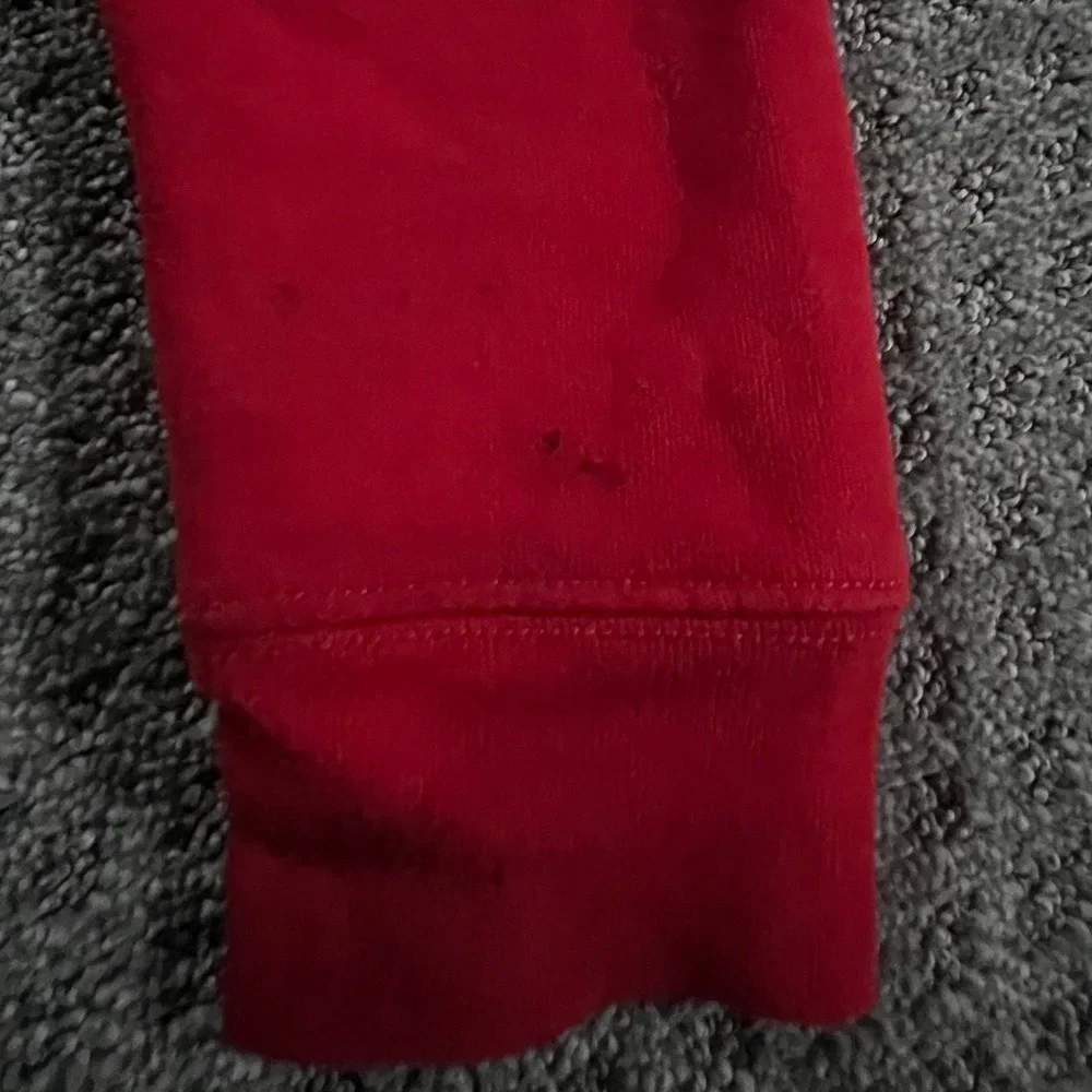 Polo Ralph Lauren Hoodie Boys‎ M 10-12 Red Full Zip Pony Logo Fleece Sweatshirt